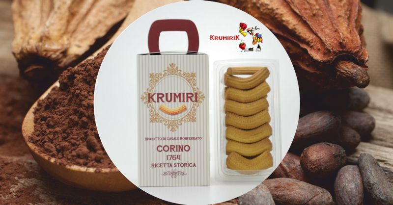  krumireria corino - offerta vendita online scatola biscotti krumiri classici 300 grammi